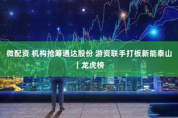 微配资 机构抢筹通达股份 游资联手打板新能泰山｜龙虎榜