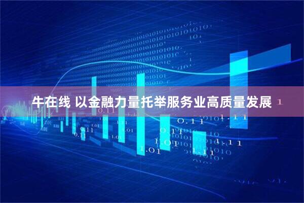 牛在线 以金融力量托举服务业高质量发展