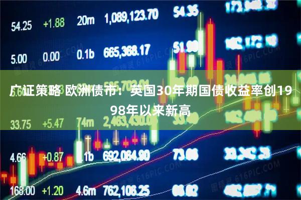 广证策略 欧洲债市：英国30年期国债收益率创1998年以来新高